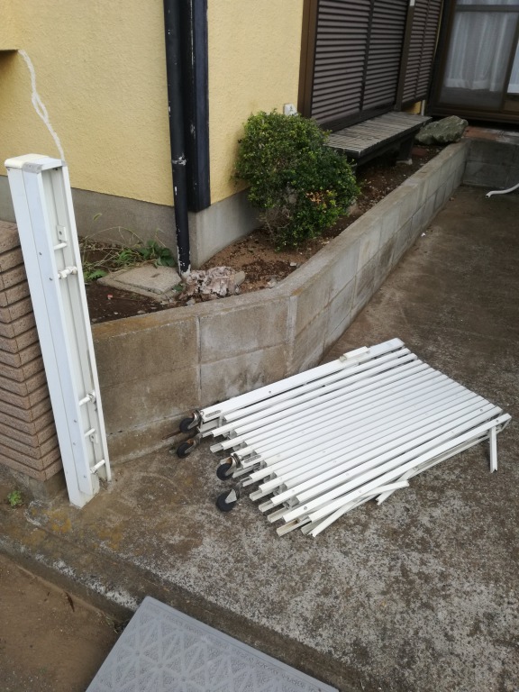 カーゲート破損