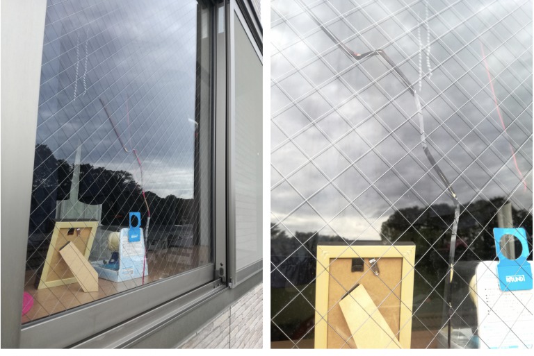 窓ガラスの割れ