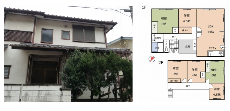 外観と間取り