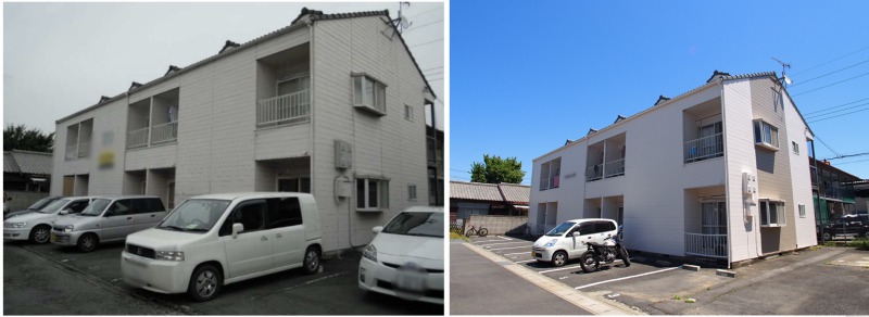 外壁塗装ビフォアー・アフター