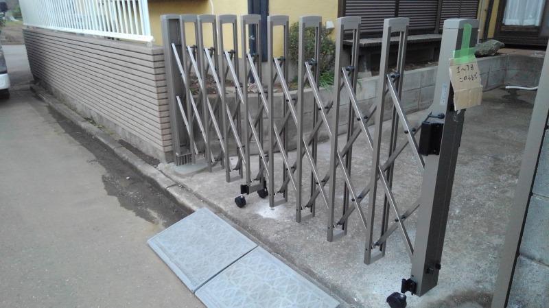 工事後のカーゲート