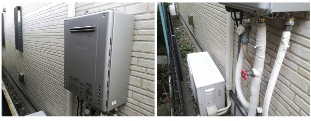 交換後の給湯器