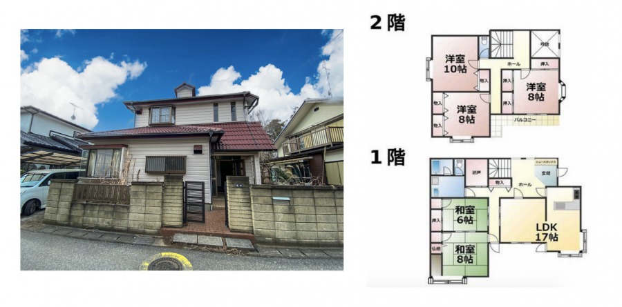 外観と間取り