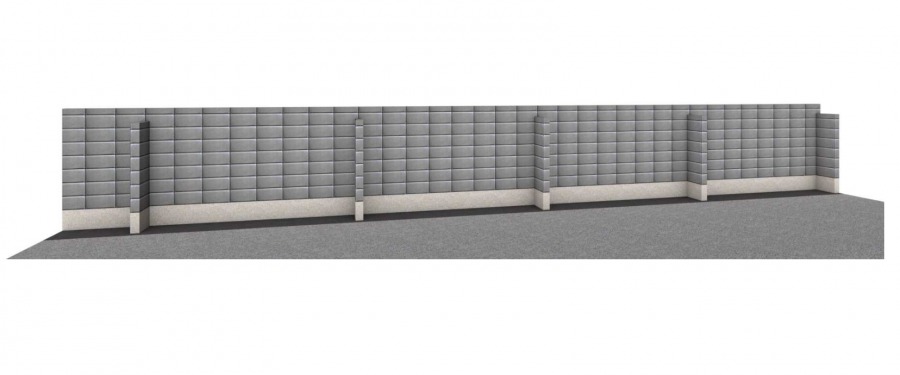 ブロック塀の写真