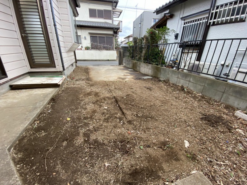 広くなった駐車場