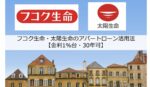 フコク生命・太陽生命のアパートローン活用法【金利1%台・30年可】