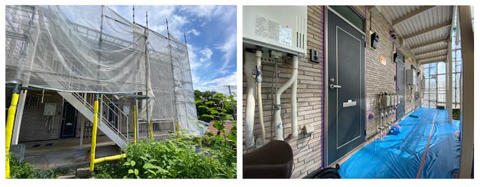 アパートの外壁塗装