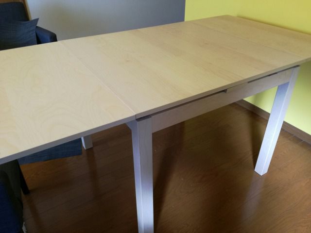 ダイニングテーブル伸縮