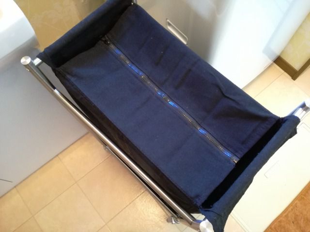 洗濯カゴファスナー付き